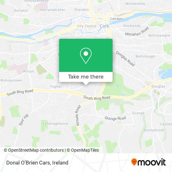 Donal O'Brien Cars map