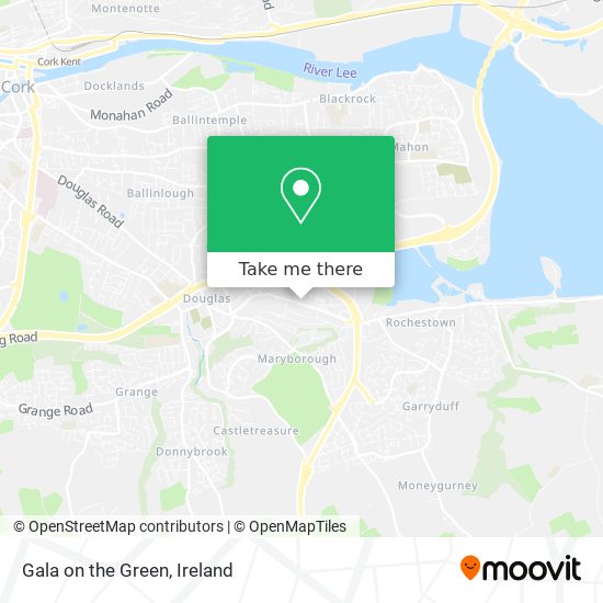 Gala on the Green map