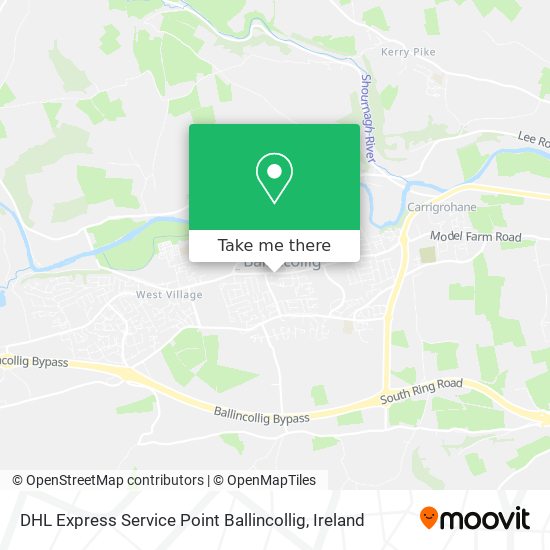 DHL Express Service Point Ballincollig plan