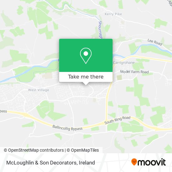 McLoughlin & Son Decorators map