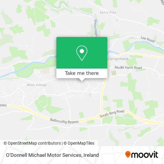 O'Donnell Michael Motor Services map