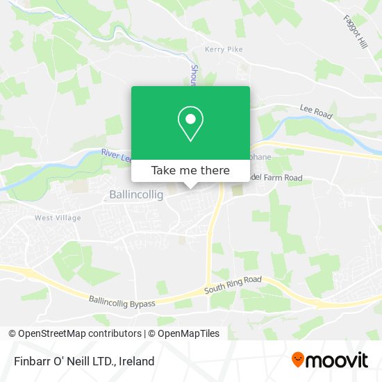Finbarr O' Neill LTD. map