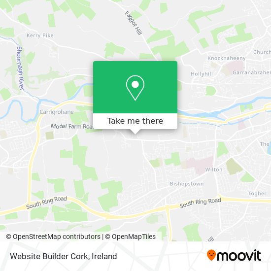 Website Builder Cork map