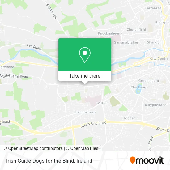 Irish Guide Dogs for the Blind map
