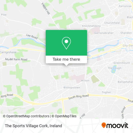 The Sports Village Cork map
