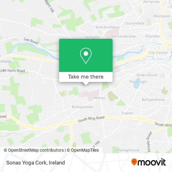 Sonas Yoga Cork map