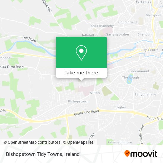 Bishopstown Tidy Towns map