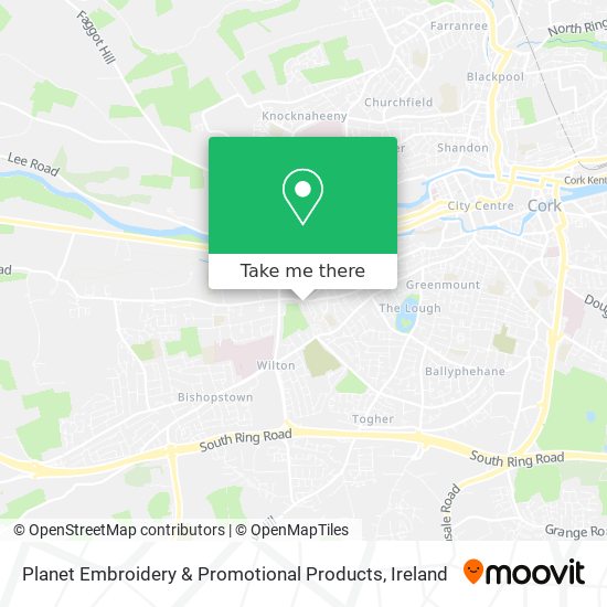 Planet Embroidery & Promotional Products map