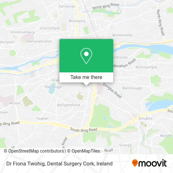 Dr Fiona Twohig, Dental Surgery Cork map