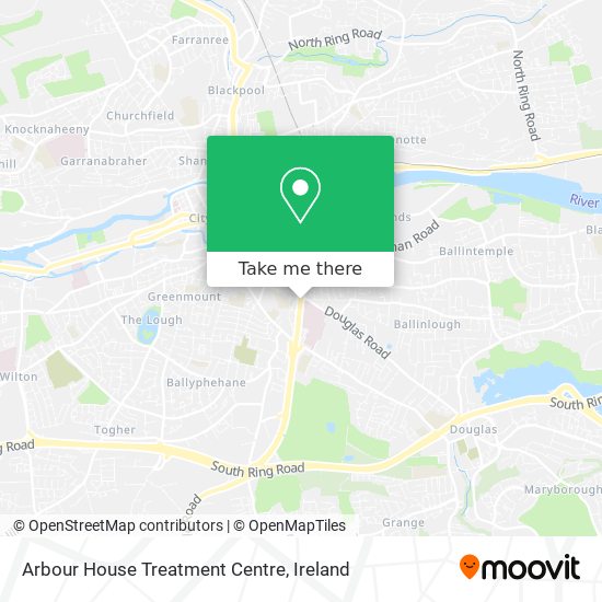Arbour House Treatment Centre map