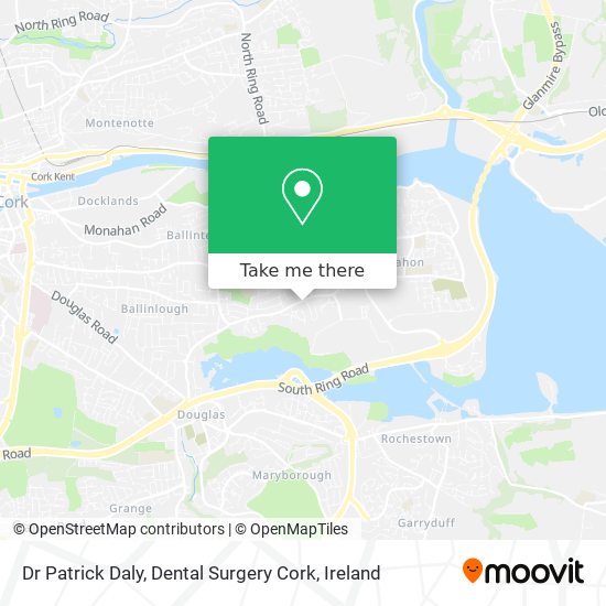 Dr Patrick Daly, Dental Surgery Cork map