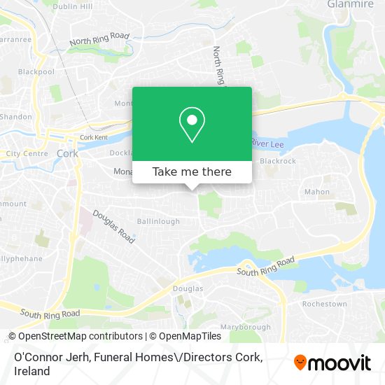 O'Connor Jerh, Funeral Homes\ / Directors Cork map