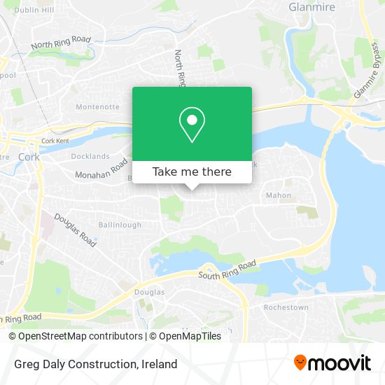 Greg Daly Construction map