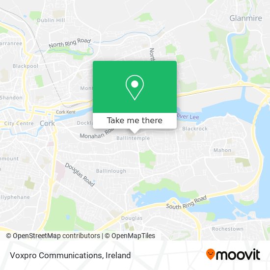 Voxpro Communications map