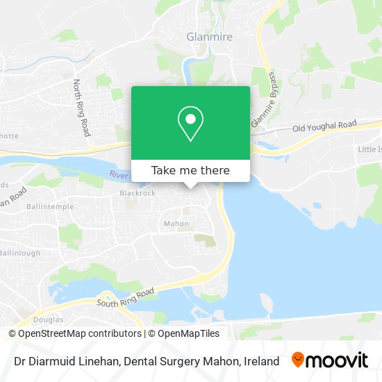 Dr Diarmuid Linehan, Dental Surgery Mahon map