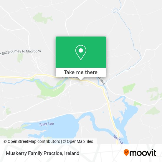 Muskerry Family Practice map