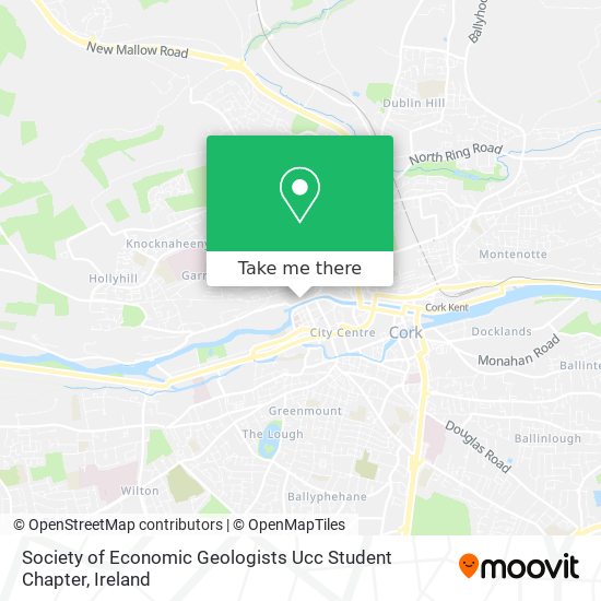 Society of Economic Geologists Ucc Student Chapter map