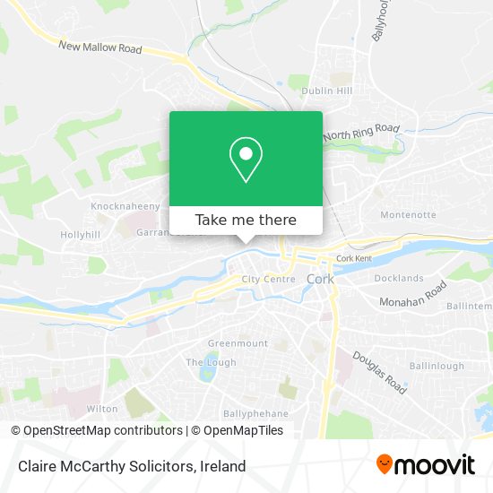 Claire McCarthy Solicitors map