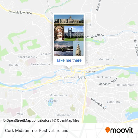 Cork Midsummer Festival map