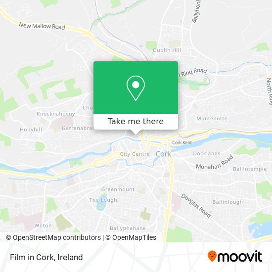 Film in Cork map