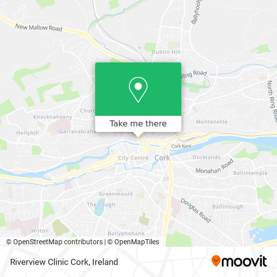 Riverview Clinic Cork map