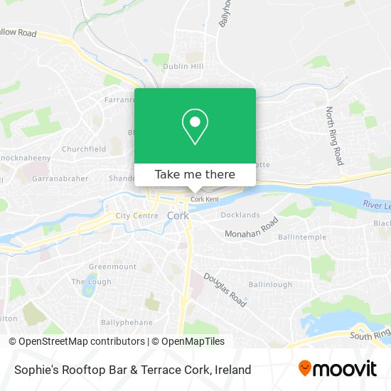Sophie's Rooftop Bar & Terrace Cork map