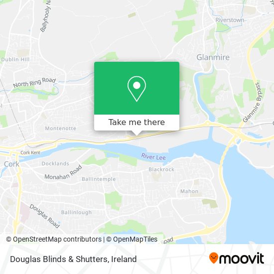 Douglas Blinds & Shutters map