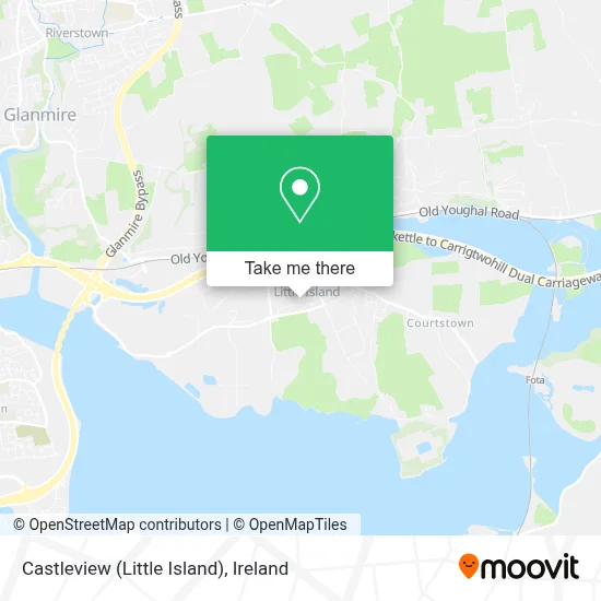 Castleview (Little Island) map