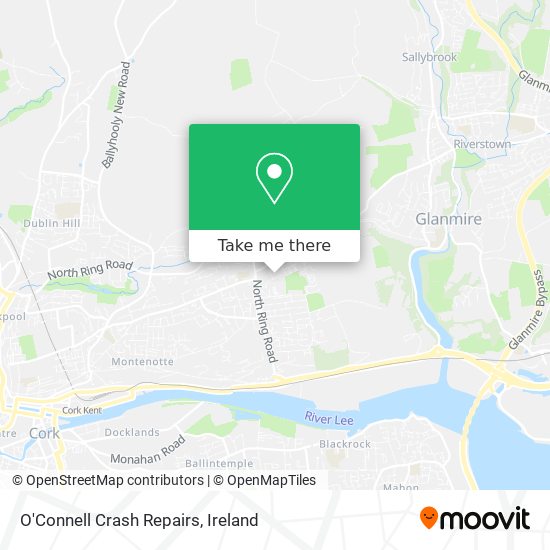 O'Connell Crash Repairs map