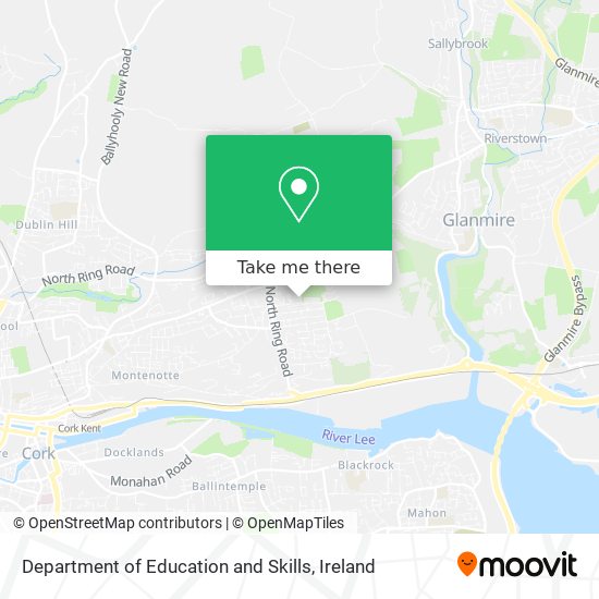 Department of Education and Skills map