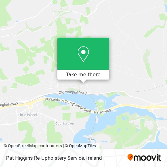 Pat Higgins Re-Upholstery Service map