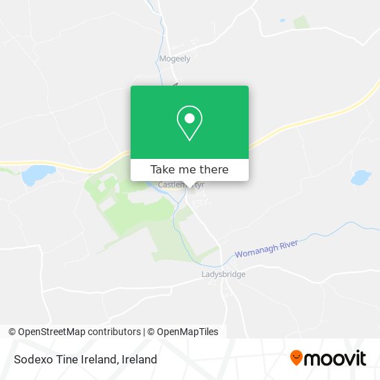 Sodexo Tine Ireland map