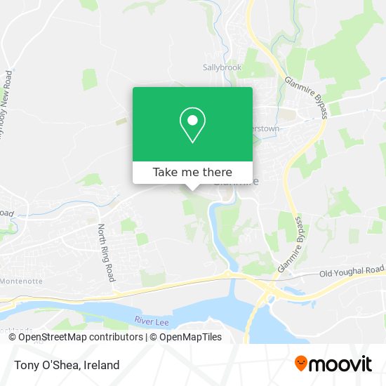 Tony O'Shea map