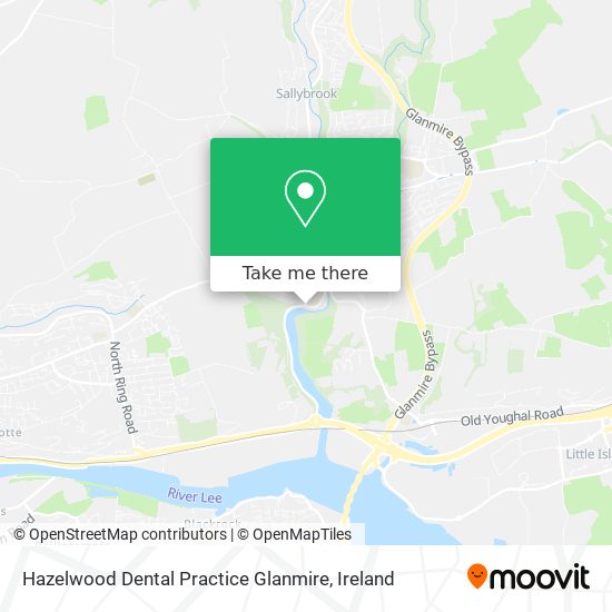 Hazelwood Dental Practice Glanmire map