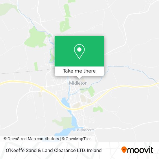 O'Keeffe Sand & Land Clearance LTD map