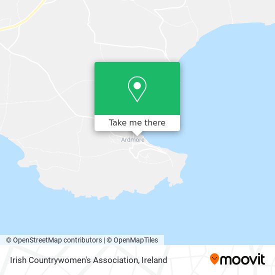 Irish Countrywomen's Association map