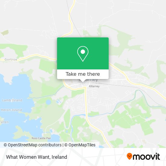 What Women Want map