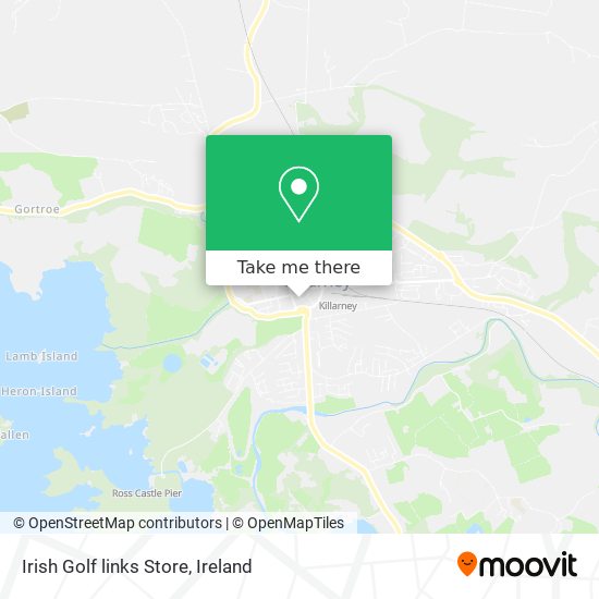 Irish Golf links Store map