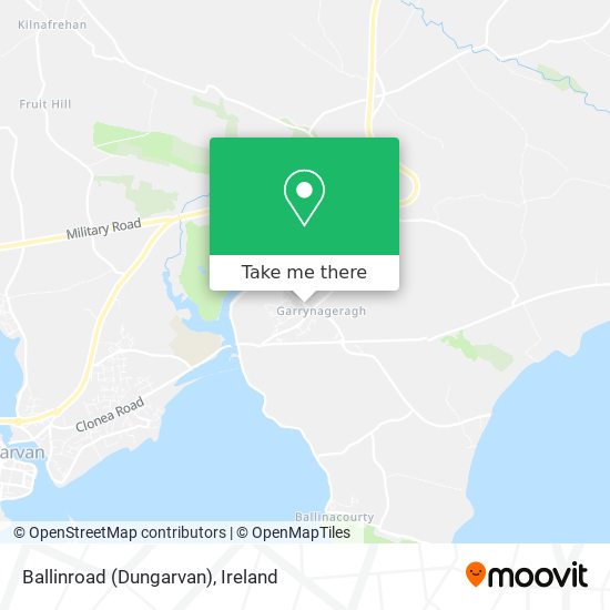 Ballinroad (Dungarvan) map