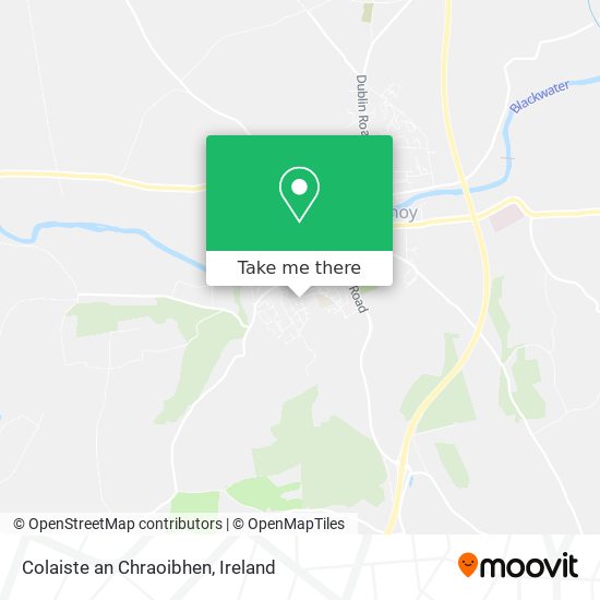 Colaiste an Chraoibhen map