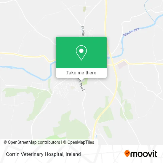 Corrin Veterinary Hospital map