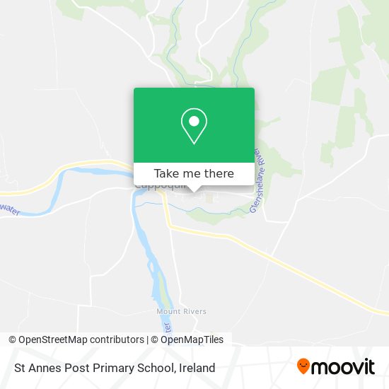 St Annes Post Primary School map