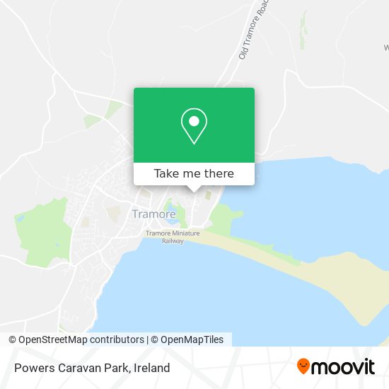 Powers Caravan Park map