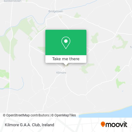 Kilmore G.A.A. Club map