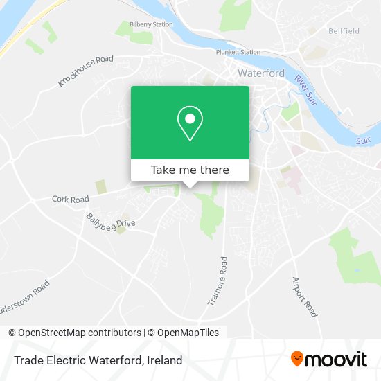 Trade Electric Waterford map