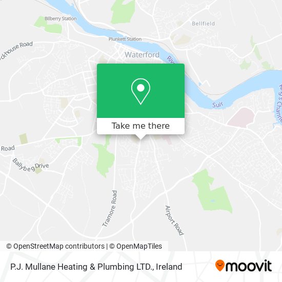 P.J. Mullane Heating & Plumbing LTD. map