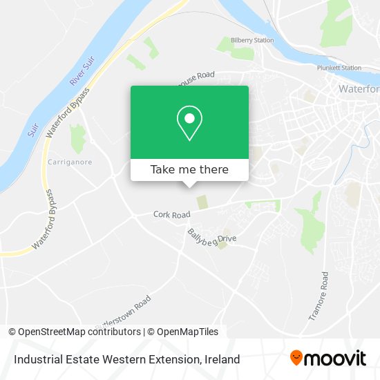 Industrial Estate Western Extension map