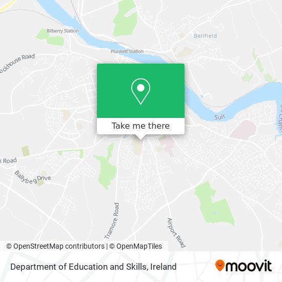 Department of Education and Skills map