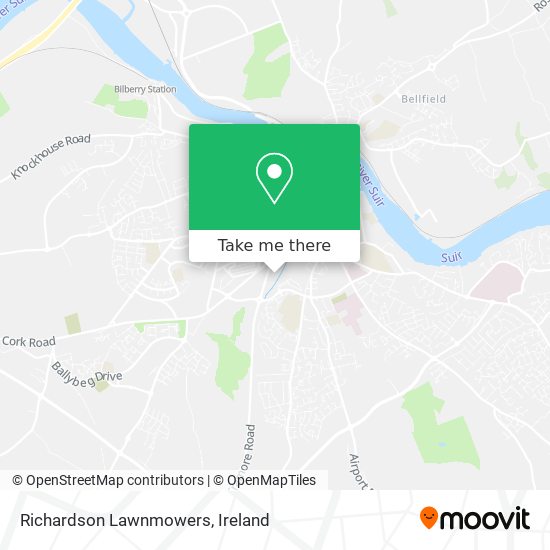 Richardson Lawnmowers map