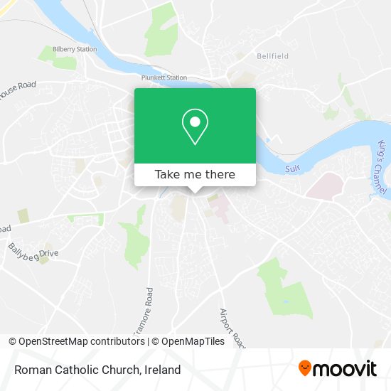 Roman Catholic Church map